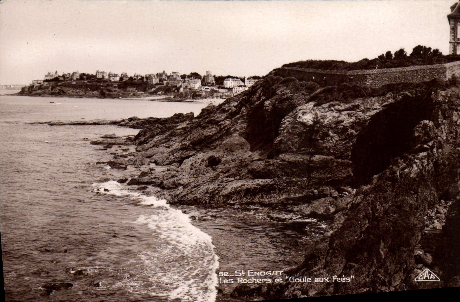 St Enogat — Les Rochers et "Goule aux Pées" — C.A.P. Strasbourg