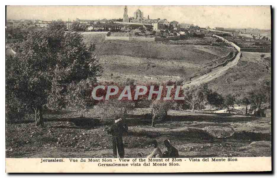 CPA Jerusalem Vue Du Mont Sion
