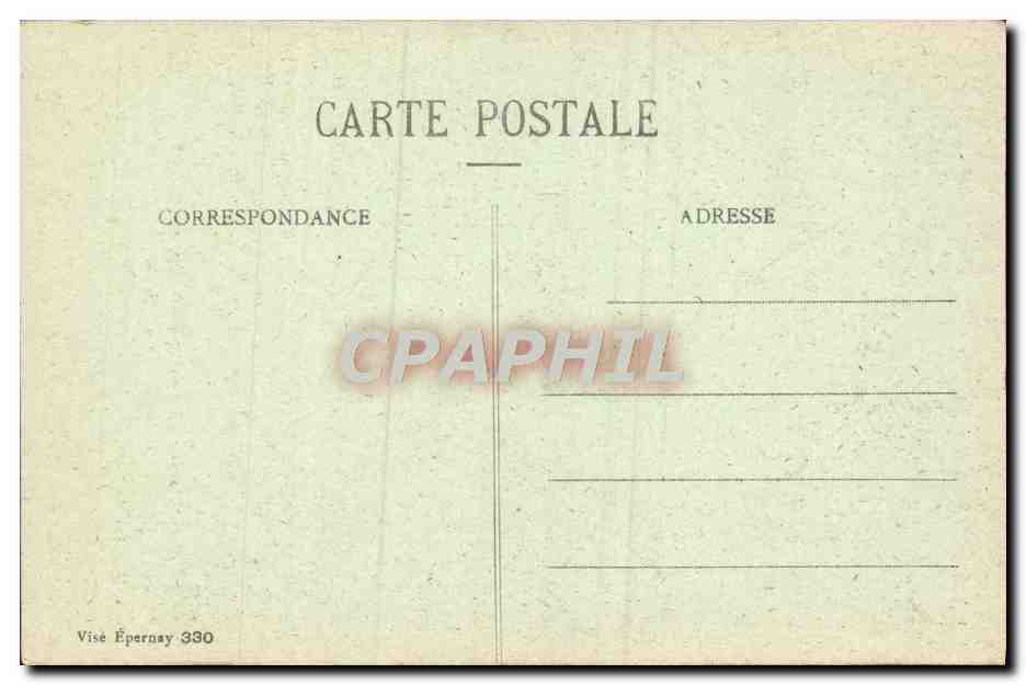 Reims - Intérieur de l'église Saint-Jean-Baptiste après les bombardements 1914-18 — Collection G. Dubois — Back