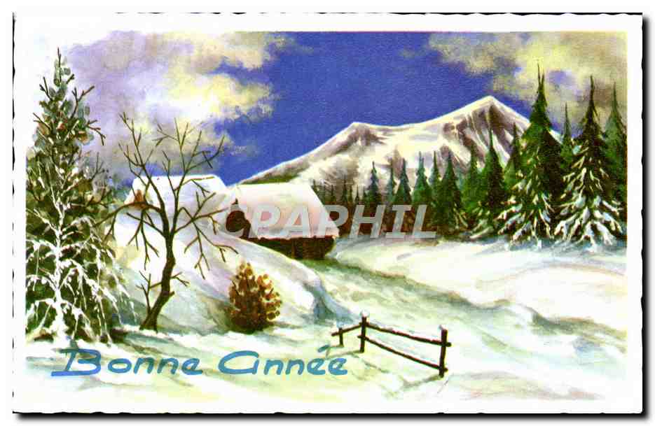 CPA Fantaisie Bonne annee