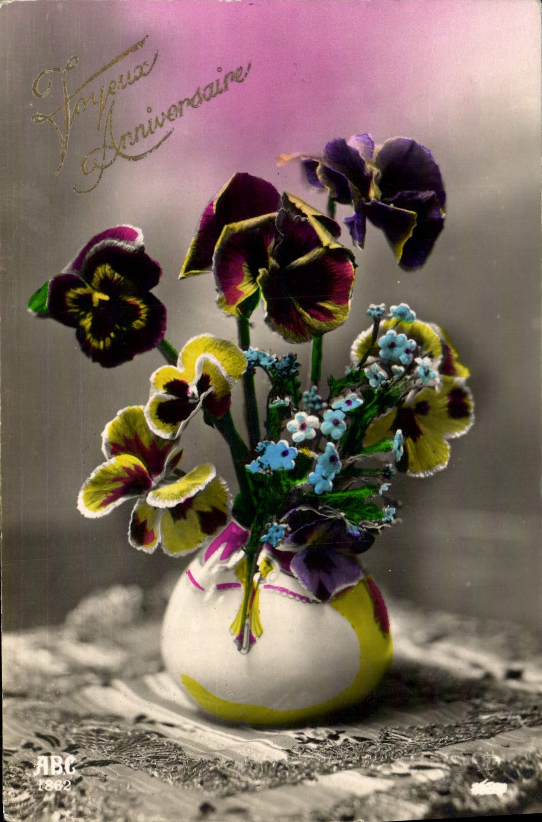 CPA Fantaisie Fleurs 