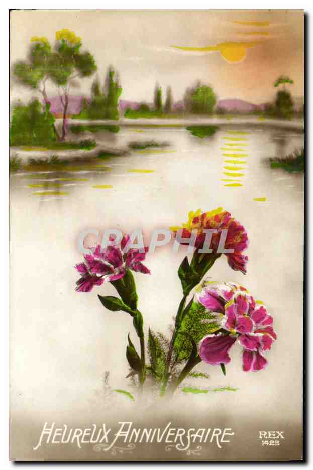 CPA Fantaisie Fleurs 