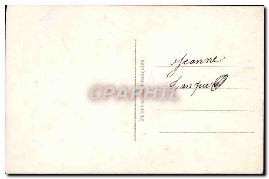 CPA Fantaisie Fleurs  — Verso