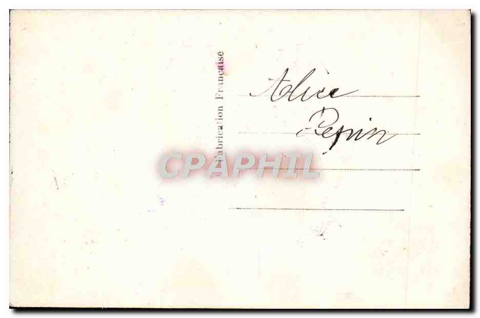 CPA Fantaisie Fleurs  — Verso
