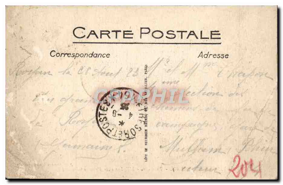 CPA Environs de Royan Talmon l'eglise et le Promontoire — Rückseite
