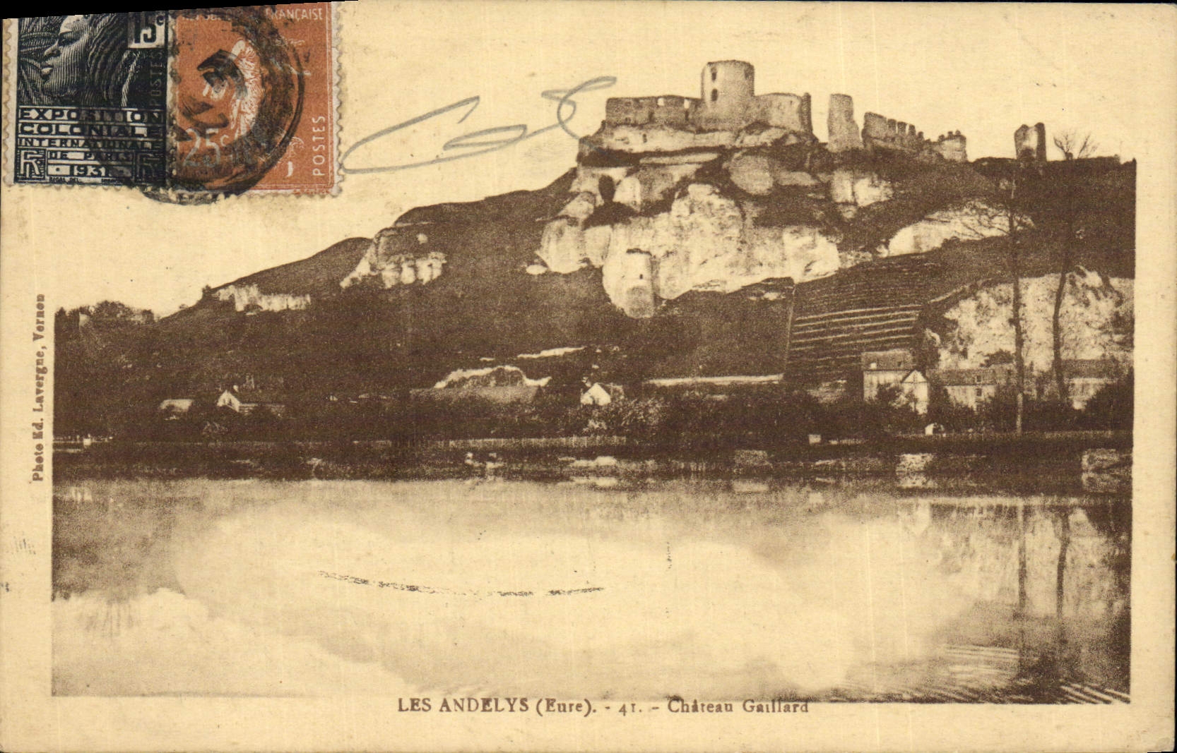 Les Andelys (Eure) — Château Gaillard — Photo Ed. Laverge, Vernon