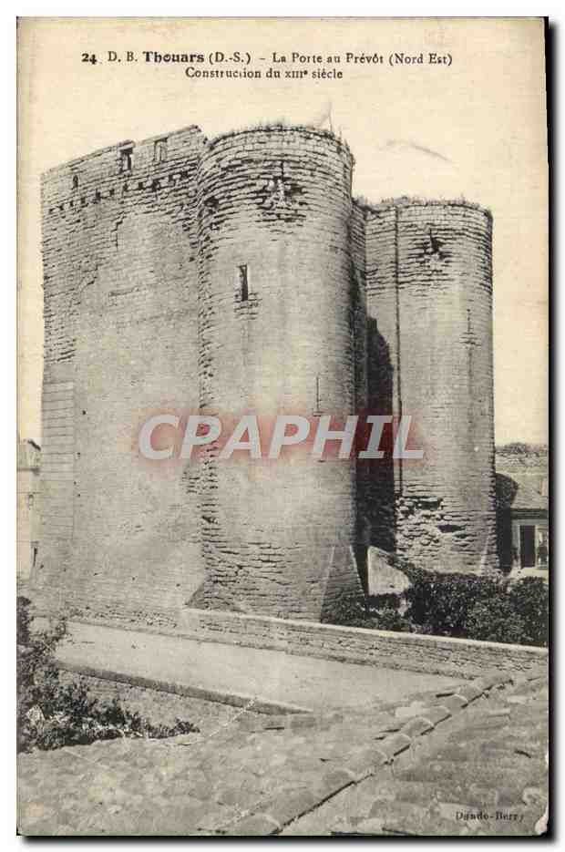 D. B. Thouars (D.-S.) — La Porte au Prévôt (Nord Est) — Construction du XIIIe siècle — Dyando-Berr