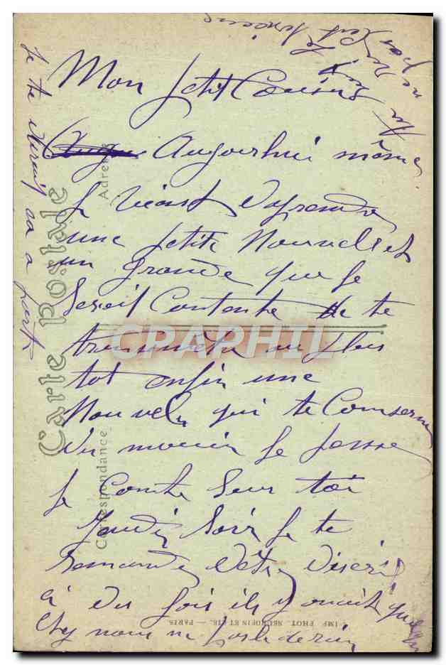 CPA Bourg Vue Generale Et Le Theatre — Rückseite