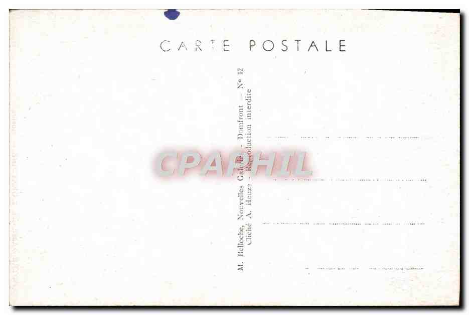 CPA Notre Dame De L'Oratoire Abside — Rückseite