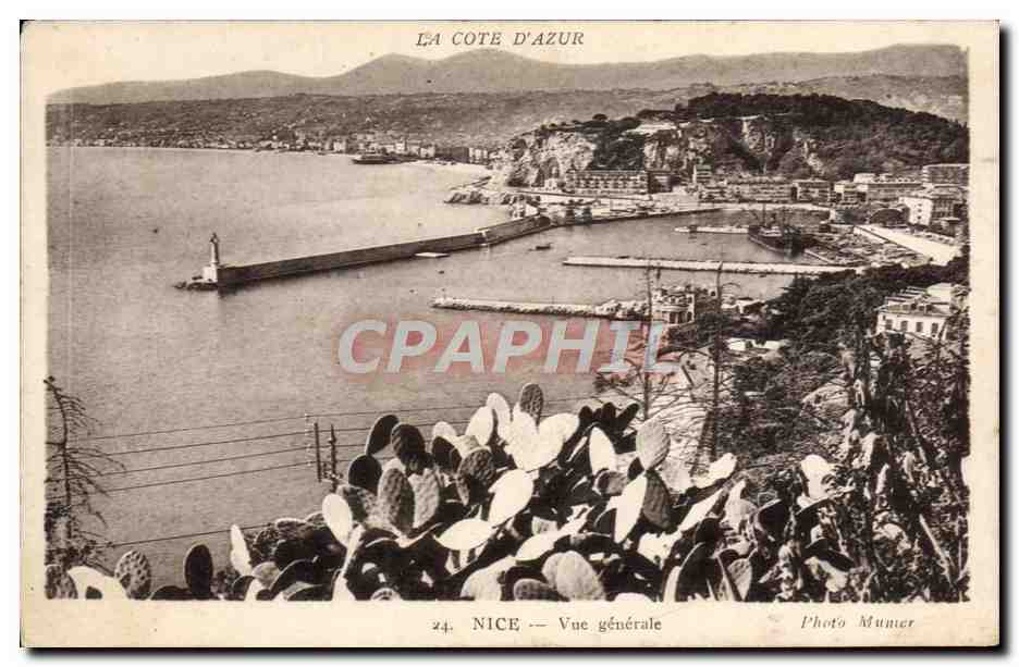 CPA Cote D'Azur Nice Vue Generale