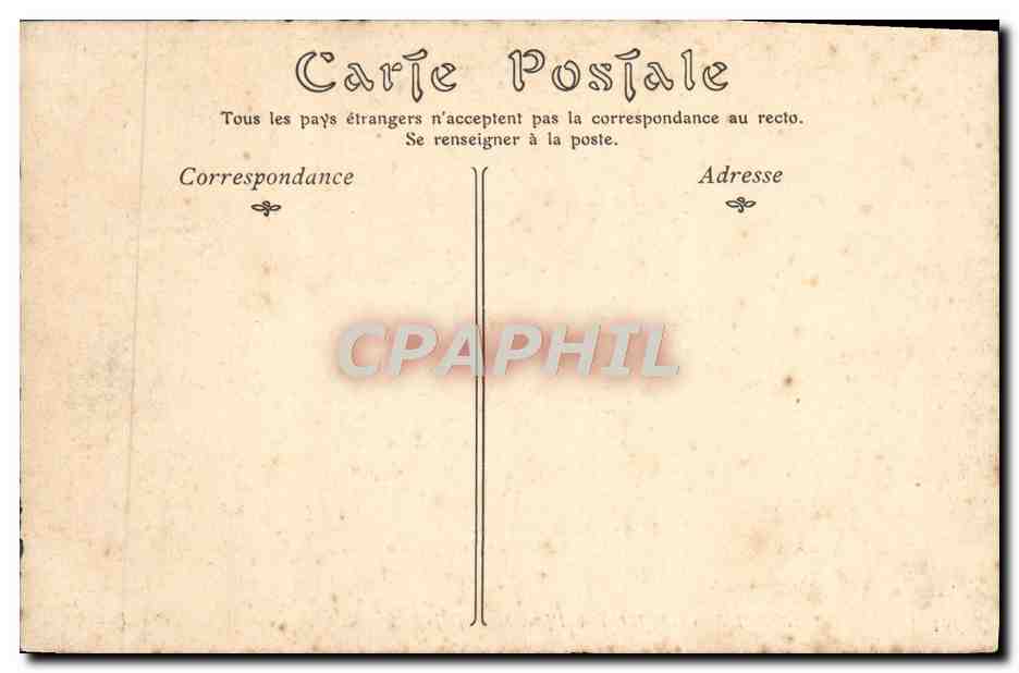 CPA Oran L'Entree Du Port El Le Djebel Mourdjadjo — Rückseite