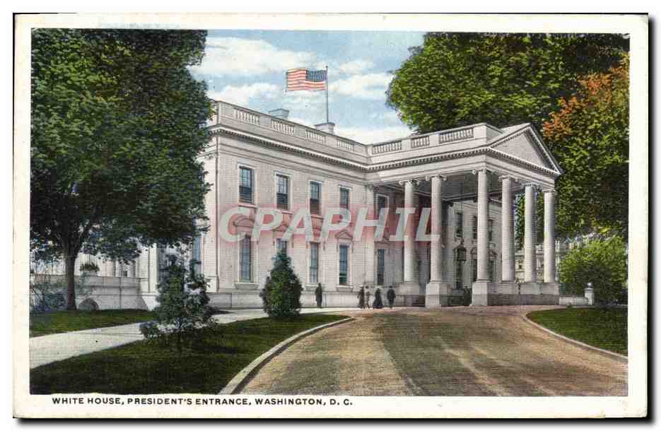 CPA White House Presidents Entrance Washington