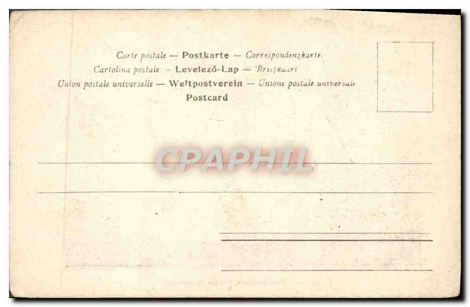 CPA Roma Foro Romano Tempio Di Saturno — Verso