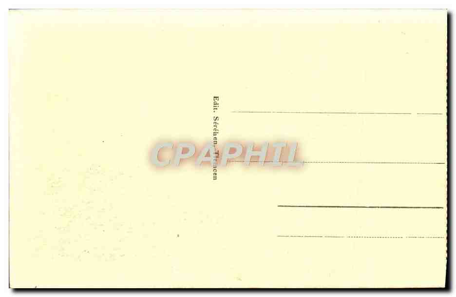 CPA Tlemcen Vue Generale Prise Du Plateau Lalla Setti — Rückseite
