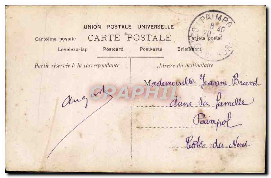 CPA Toledo Femme — Rückseite