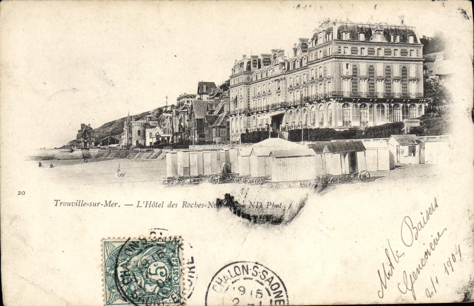 Trouville-sur-Mer — L'Hôtel des Roches-Noires — ND Phot.