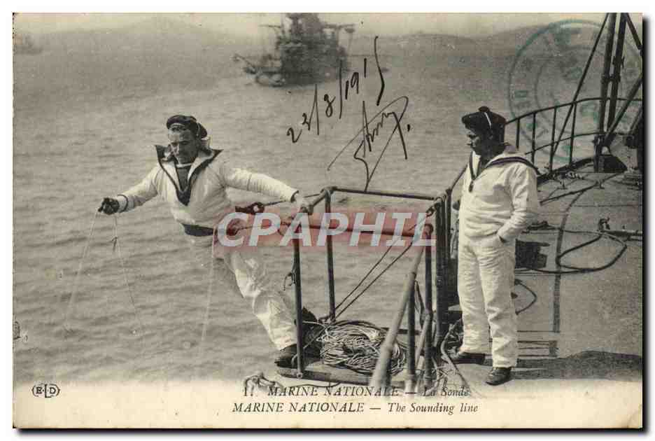 CPA Bateau Marine nationale La sonde 