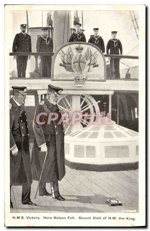 H.M.S. Victory — Here Nelson Fell. Recent Visit of H.M. the King — The Wellingboro Series
