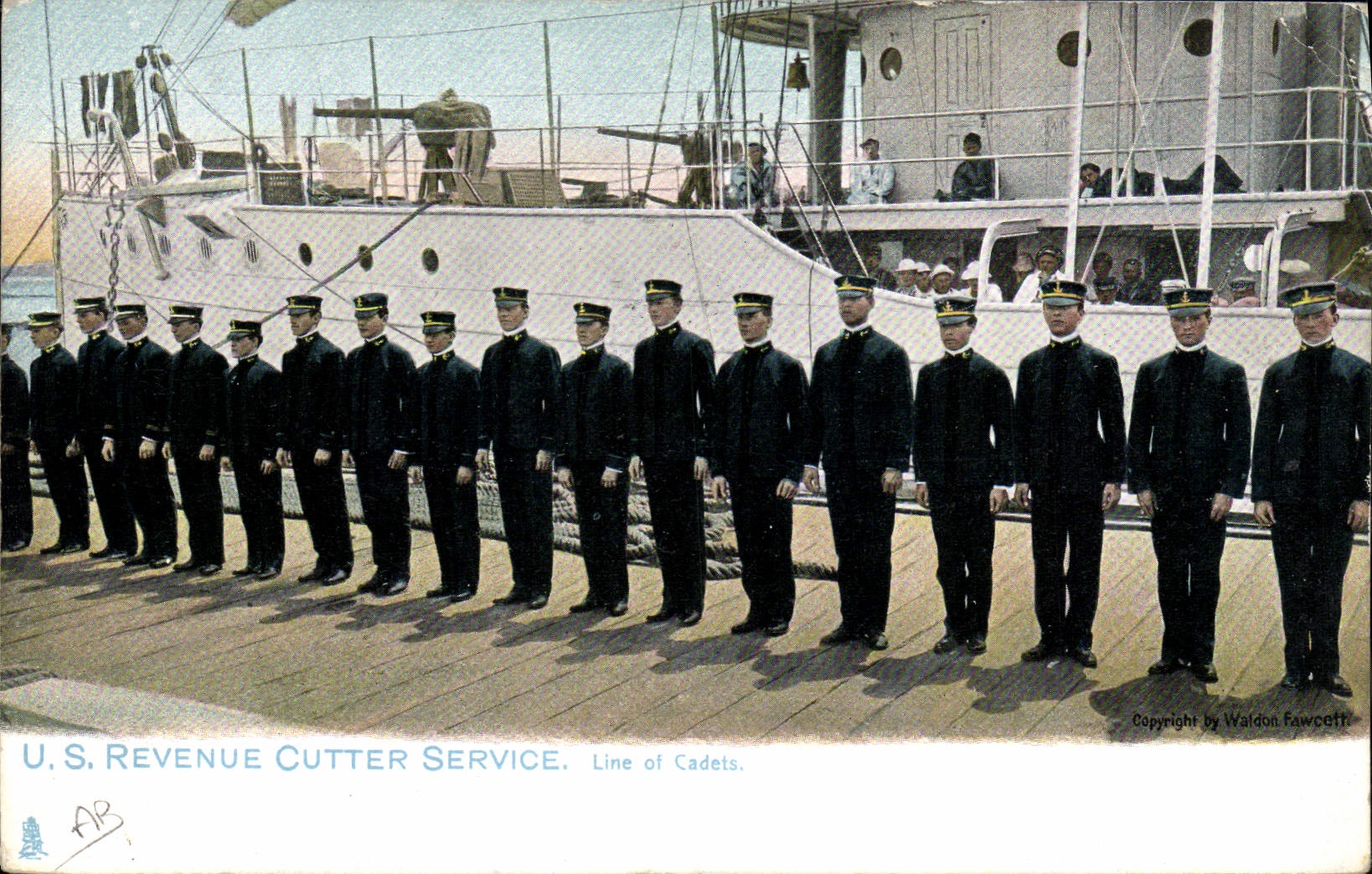 CPA Bateau US Revenue Cutter SErvice Line of Cadets