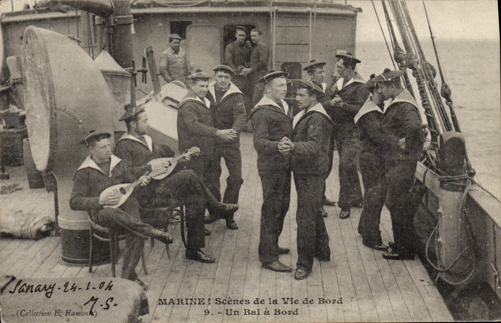 MARINE ! Scènes de la Vie de Bord 9. - Un Bal à Bord — Collection E. Hamon