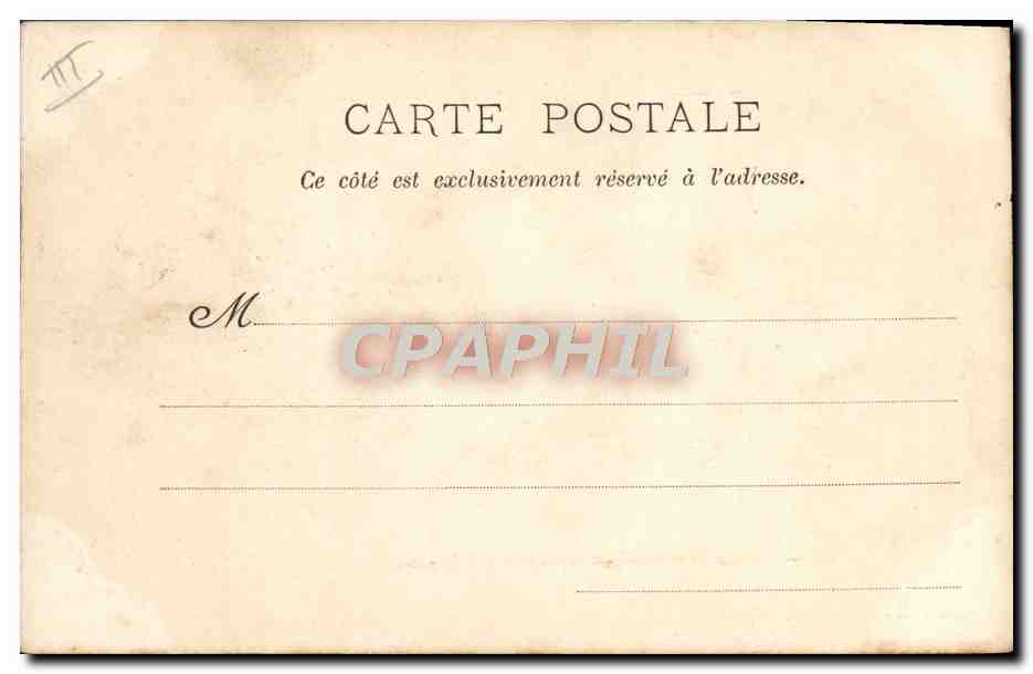 CPA Bateau Marine francaise Canots major d'escadre  — Verso