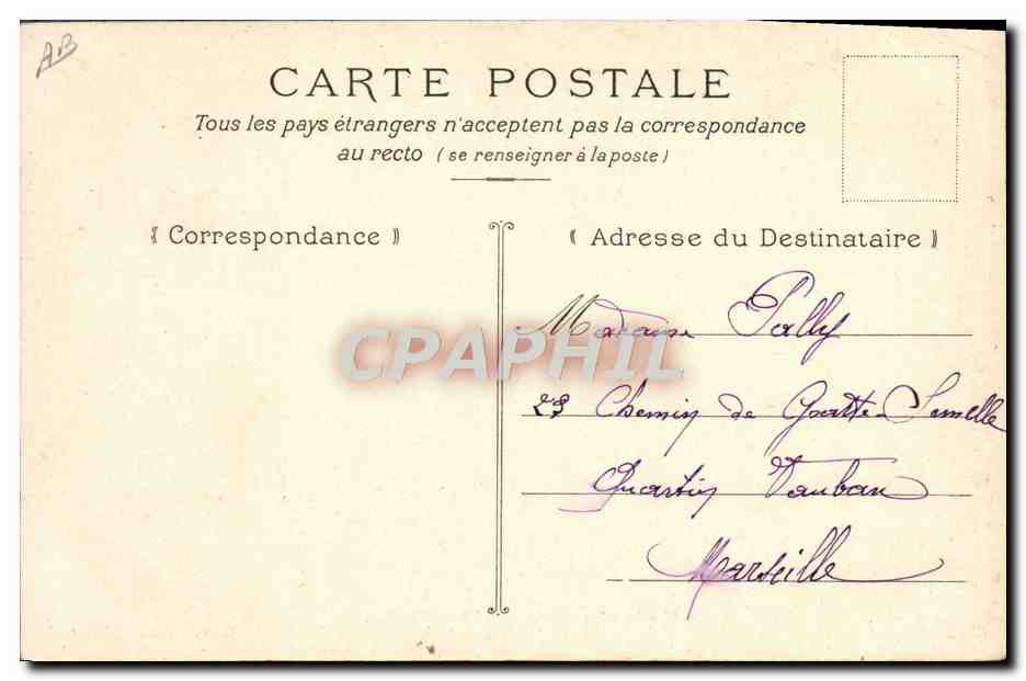 Marine française — 152 — Feu !... — Gliché Giraud — Verso