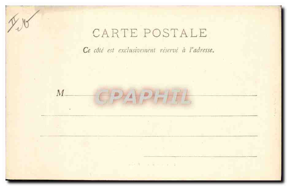CPA Bateau Inspection des plats — Verso