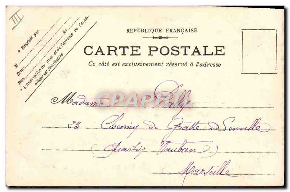 École de Canonnage — Marine Militaire Française — M. Bar, phototyp. Toulon — Reverso