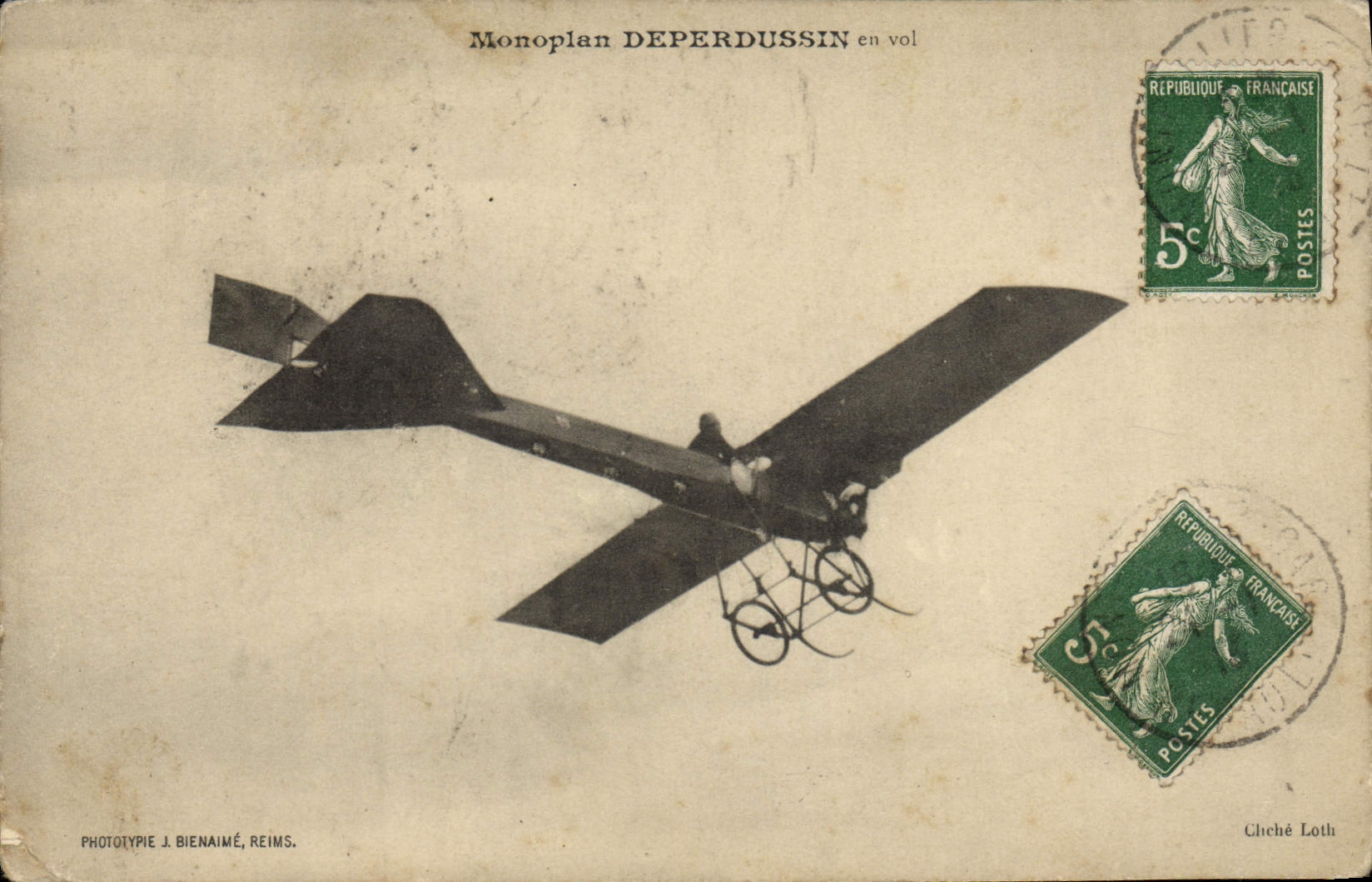 CPA Avion Aviation Monoplan Deperdussin 