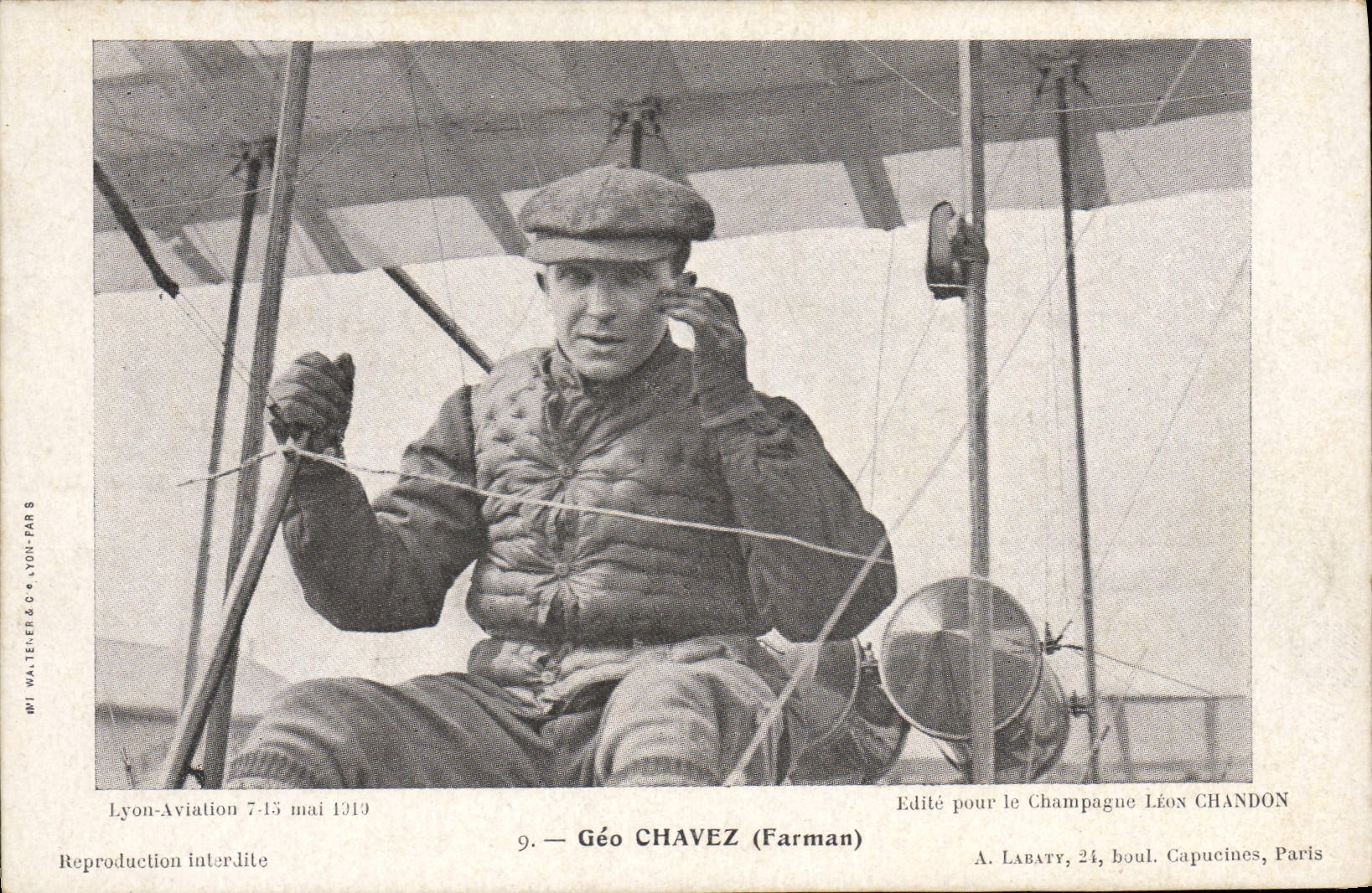 CPA Avion Aviation Geo Chavez Farman 