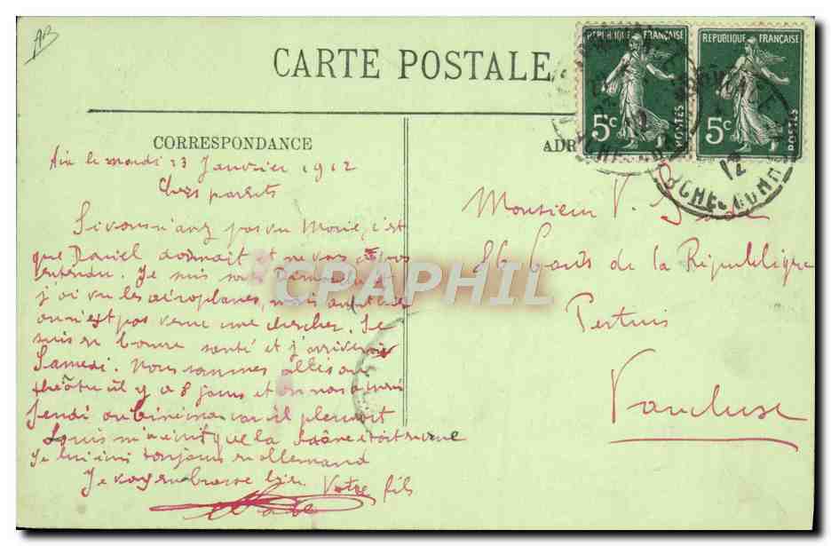 CPA Avion Aviation Paillette sur aeroplane Sommer  — Back