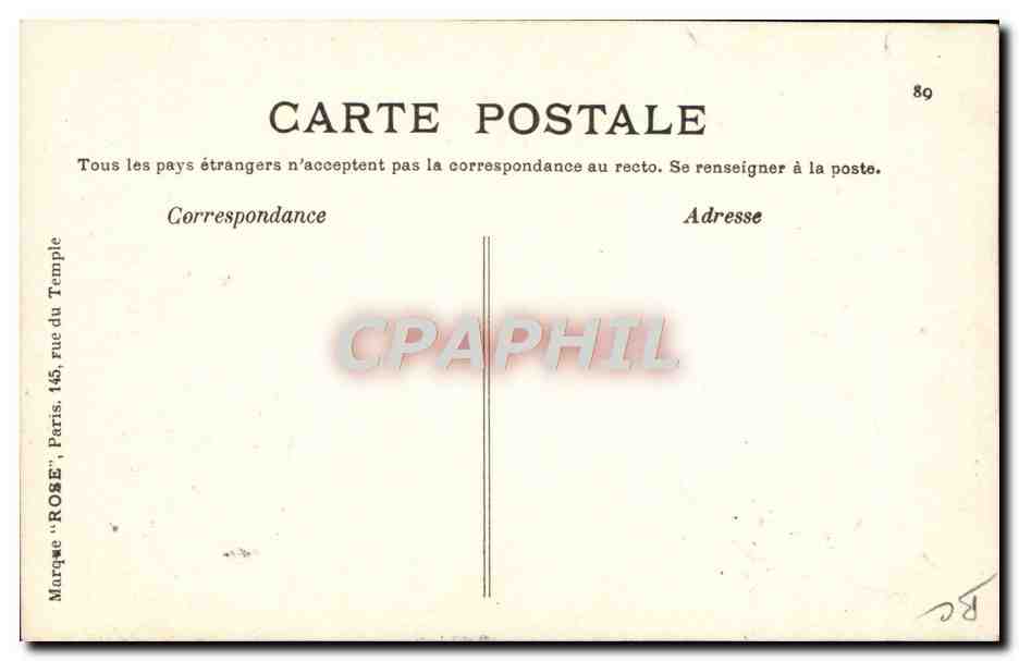 CPA Avion Aviation Glen Curtiss sur son biplan  — Rückseite