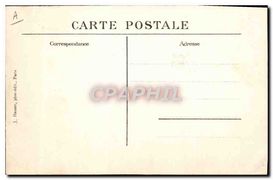 CPA Avion Aviation Monoplan Bleriot pilote par Leblanc  — Back