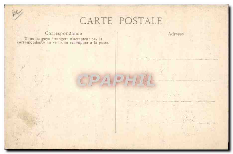 CPA Avion Aviation Reims 2eme Grande semaine d'aviation de Champagne Vestraeten Biplan Farman  — Back