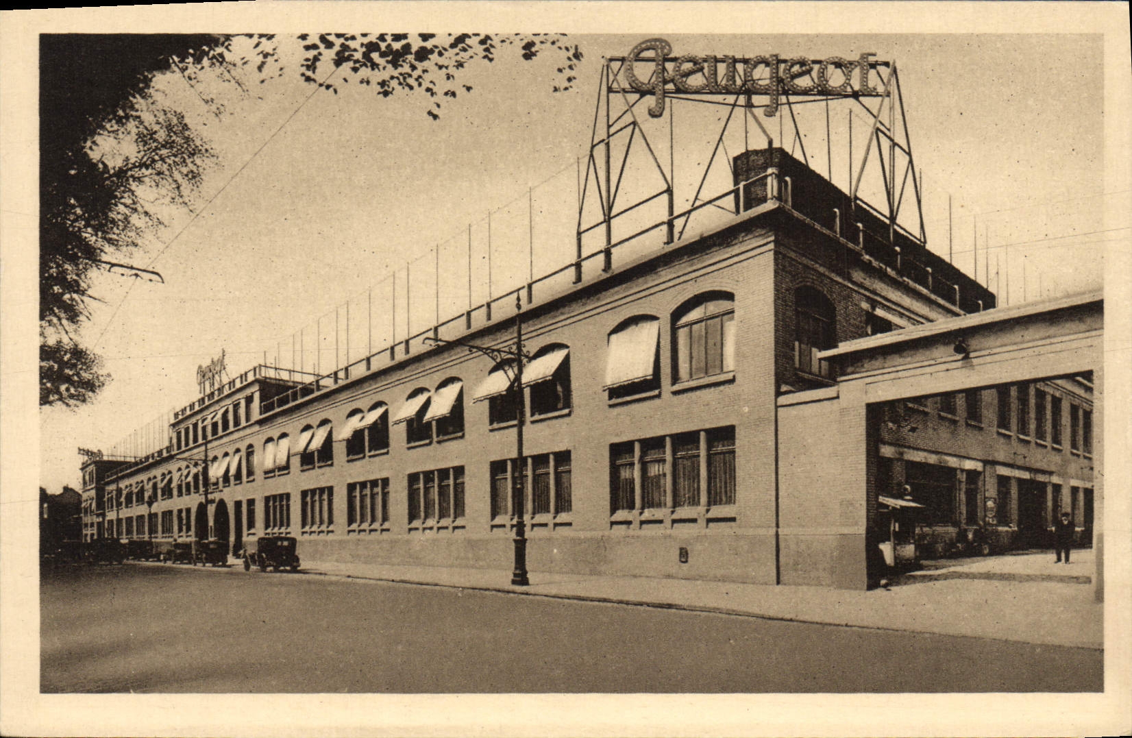 Usine Peugeot — Siège social à Paris — Édition Peugeot-Berger-Levaul