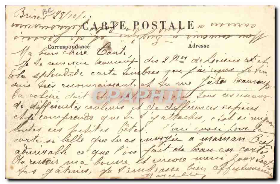 Le Gerbier-des-Joncs (Alt. 1554m) — L'Arrivée de l'Autobus du Vivarais — Les Htes-Cévennes Illustrées 2597 — Verso