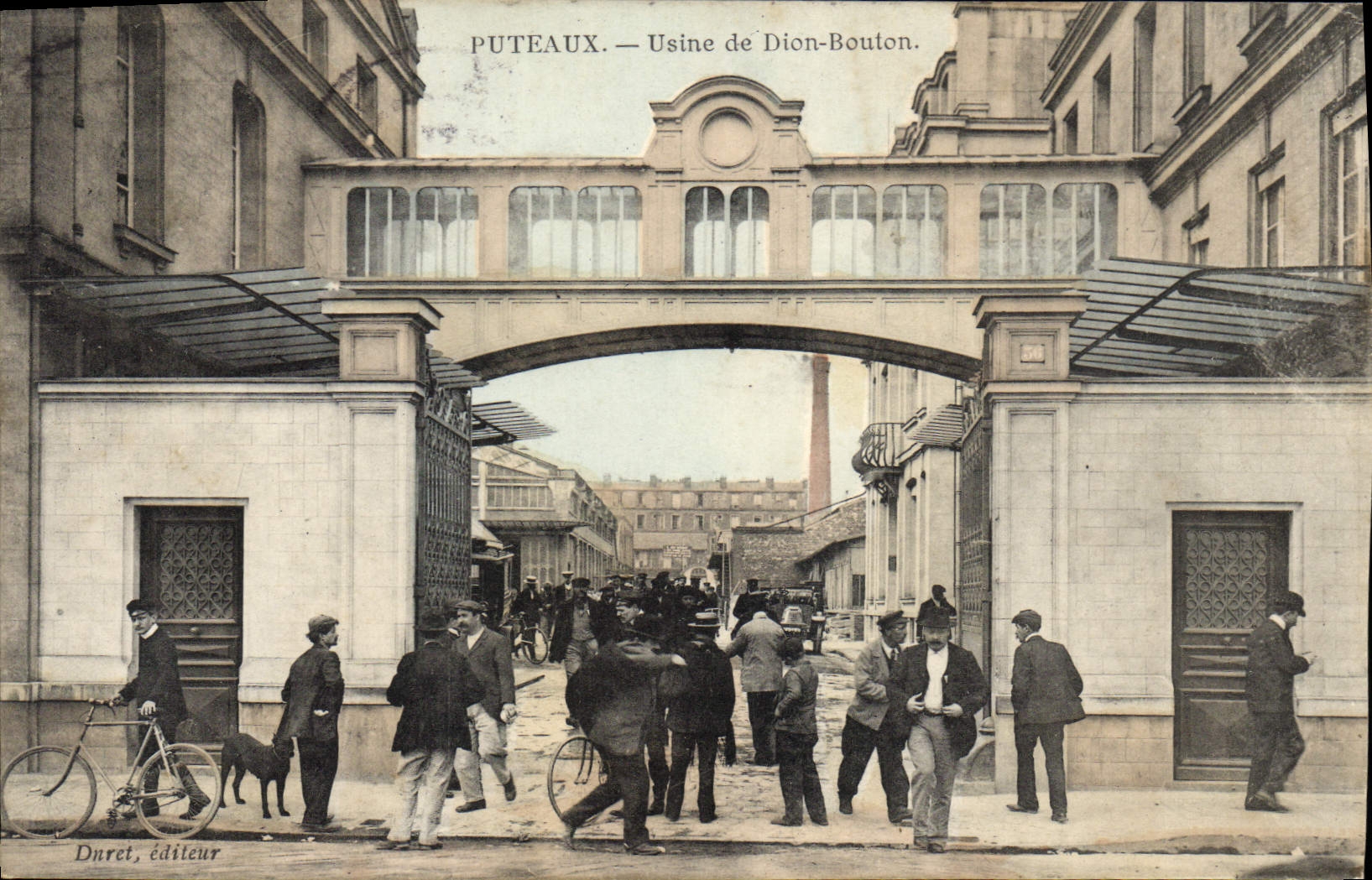 CPA Automobile Puteaux Usine de Dion Bouton