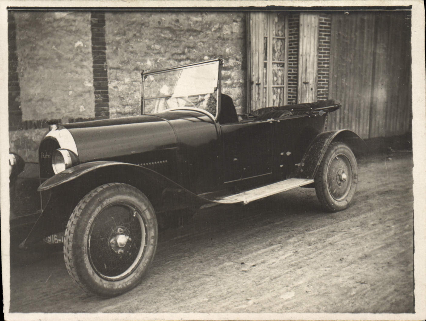 CARTE PHOTO Automobile Banches 1925