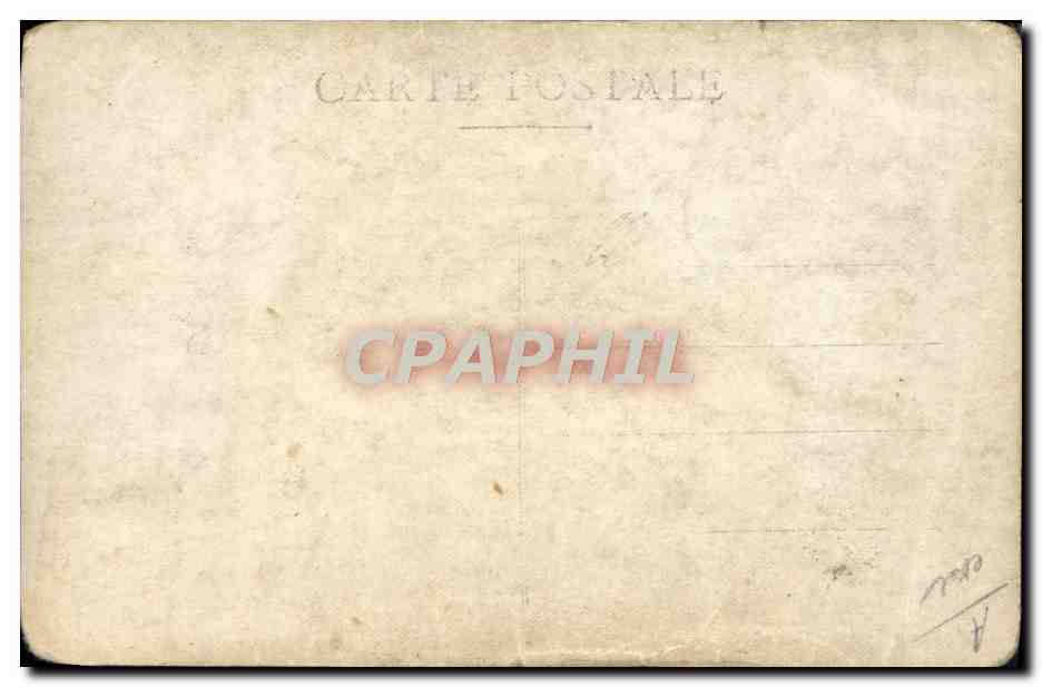 CARTE PHOTO Automobile — Verso