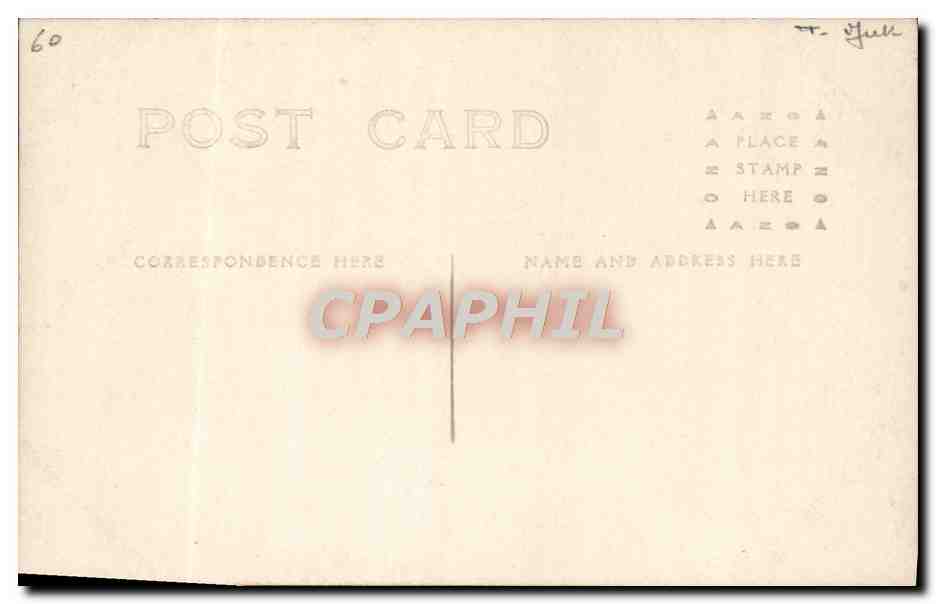 CARTE PHOTO Automobile — Verso