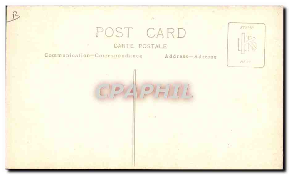 CARTE PHOTO Automobile — Verso