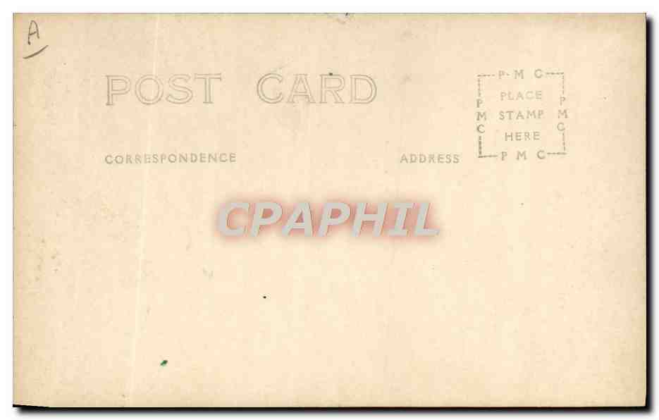 CARTE PHOTO Automobile — Verso