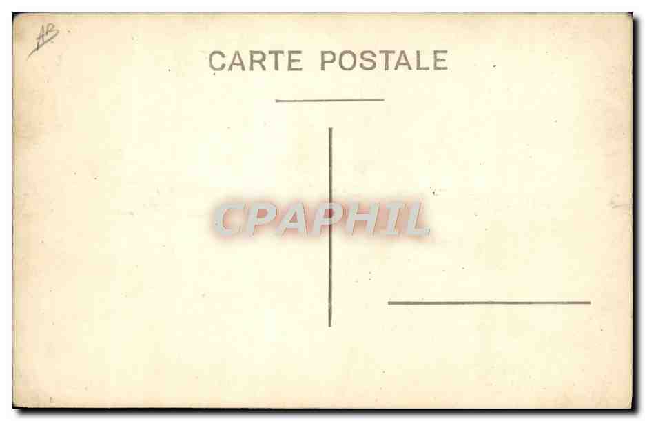 CARTE PHOTO Automobile — Verso