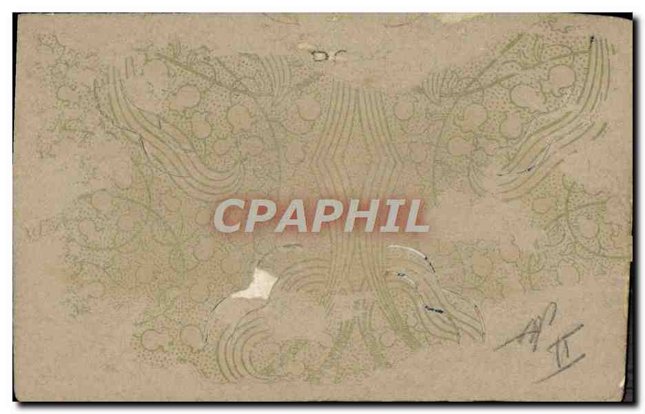 CARTE PHOTO Automobile Militaria Soldat — Rückseite