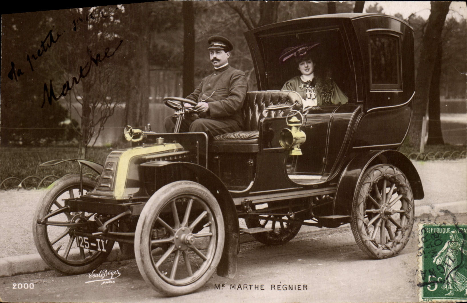 Voiture automobile — Paris — éditeur VaulBeyer n°2000
