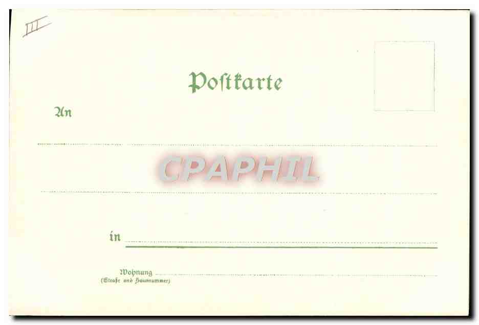 CPA Illustrateur Leipzig Neues Theater — Rückseite