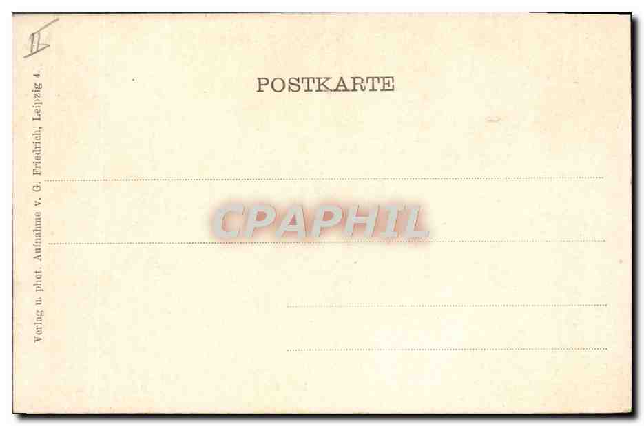 CPA Illustrateur Leipzig Palmengarten  — Verso