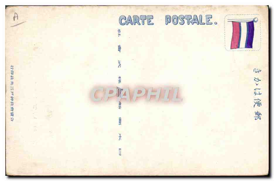 CPA Japon Nippon Bateau NYK SS Tamba Maru  — Verso