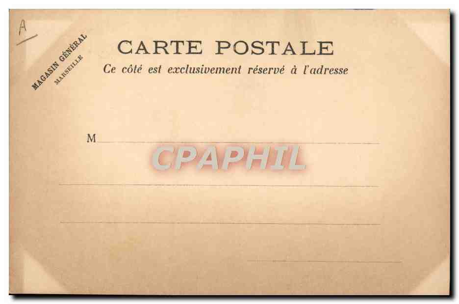 Japan — nationale Embleme und Geisha — General Store, Marseille — Rückseite