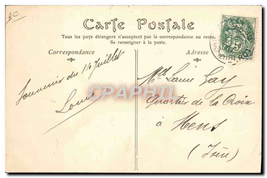 CPA Aviation Zeppelin Dirigeable Aerostiers Militaires en Campagne  — Rückseite